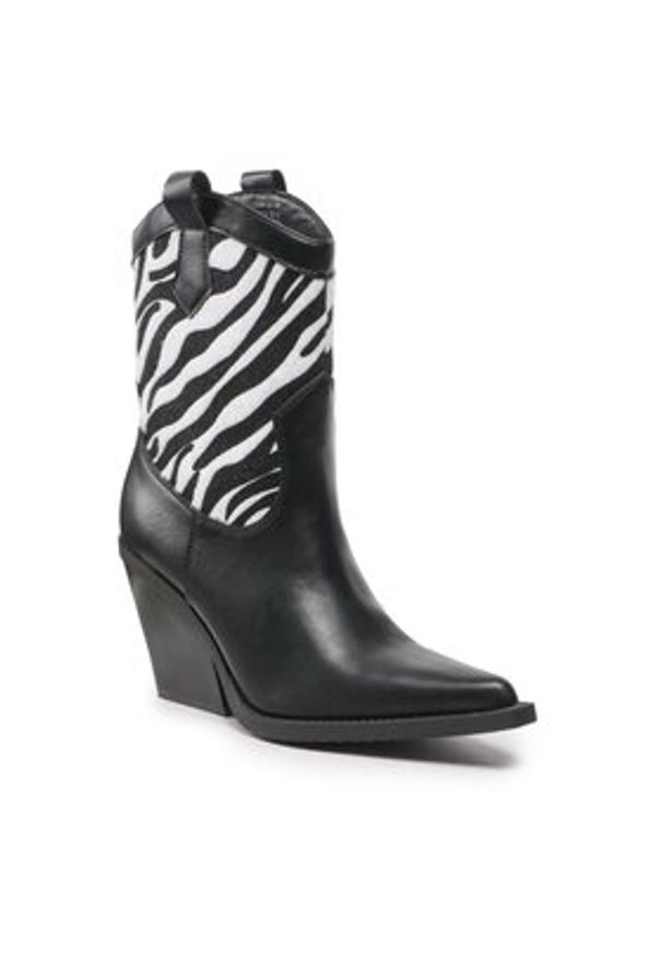 Jenny Fairy Botki LS5841-05 Czarny. Kolor: czarny. Materiał: skóra