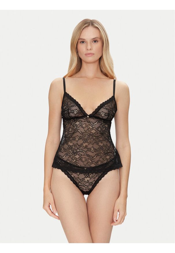 Guess Komplet bielizny O5RG06 KBGT0 Czarny Regular Fit. Kolor: czarny. Materiał: syntetyk