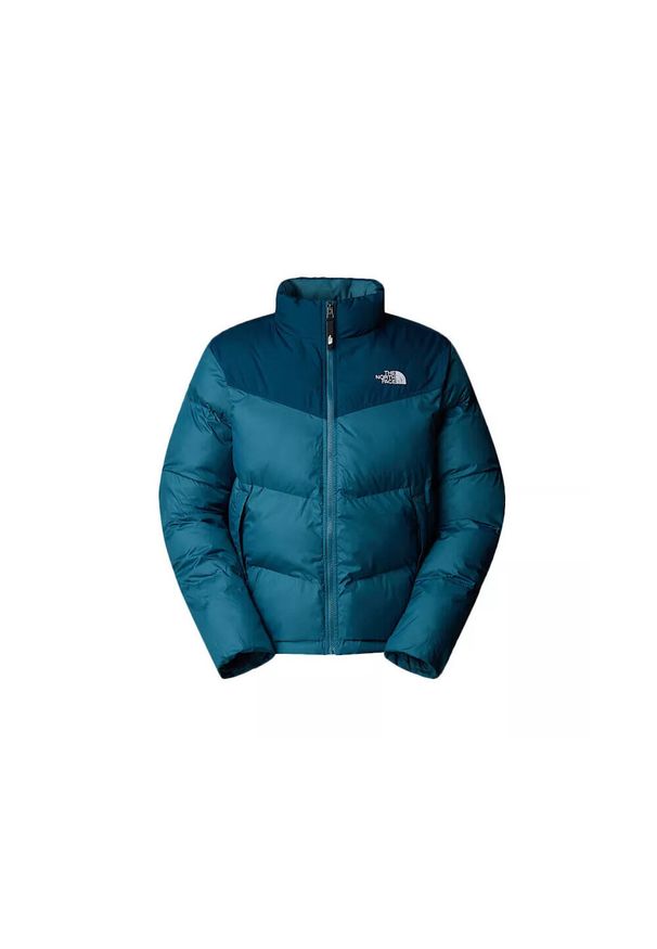 Kurtka uniwersalna męska The North Face Saikuru. Kolor: niebieski. Materiał: puch. Sport: turystyka piesza