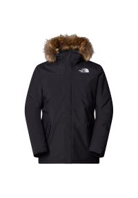 Kurtka The North Face Zaneck 0A4M8HKX71 - czarna. Kolor: czarny. Materiał: futro, tkanina, poliester. Styl: elegancki