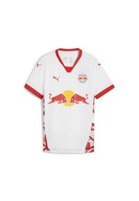 Puma - Damska koszulka domowa FC Red Bull Salzburg 24/25 PUMA White Red. Kolor: czerwony, biały, wielokolorowy. Sport: piłka nożna