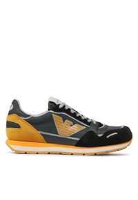 Emporio Armani Sneakersy X4X537 XN730 S434 Czarny. Kolor: czarny. Materiał: materiał #1