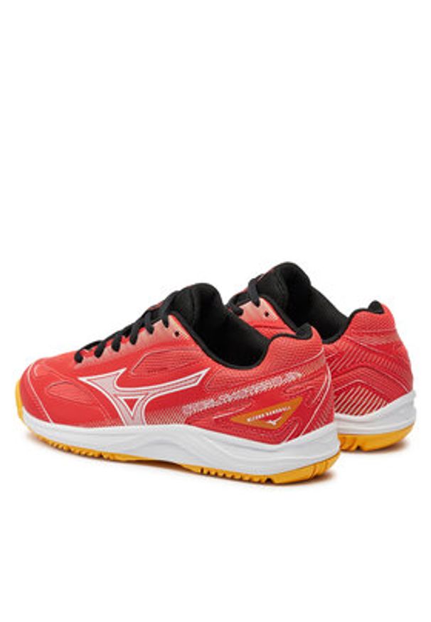 Mizuno Buty halowe Stealth Star 2 Jr X1GC2307 Czerwony. Kolor: czerwony. Materiał: materiał
