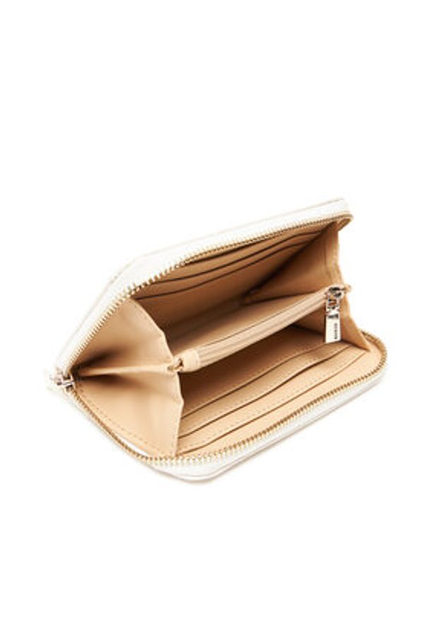 Guess Duży Portfel Damski Phoebe Slg SWPD96 65140 Biały. Kolor: biały. Materiał: skóra