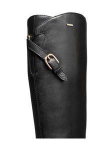 Geox Oficerki D Camexia Np Abx D566WB 00043 C9999 Czarny. Kolor: czarny. Materiał: skóra #4