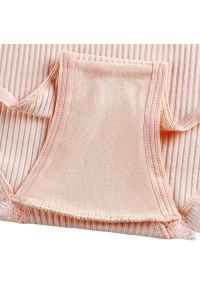 Intica - Figi prążkowane z koronką na co dzień i okazje Asja. Kolor: szary. Materiał: prążkowany, koronka. Wzór: koronka #3