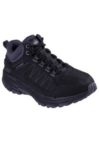 skechers - Buty do chodzenia damskie Skechers Go Run Trail Altitude. Kolor: wielokolorowy, czarny, szary. Materiał: materiał, syntetyk, tkanina. Szerokość cholewki: normalna. Sport: turystyka piesza, bieganie