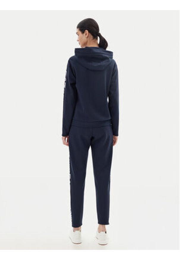 EA7 Emporio Armani Dres 7W000116 AF10443 UB102 Granatowy Regular Fit. Kolor: niebieski. Materiał: syntetyk