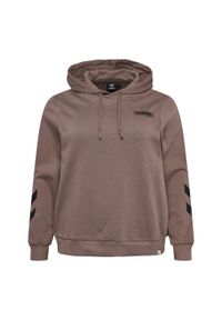 Bluza damska z kapturem Hummel Legacy Plus. Typ kołnierza: kaptur. Kolor: brązowy. Sport: fitness #1