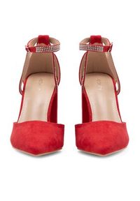 DeeZee Czółenka LISA KL-HT4587-21 Czerwony. Kolor: czerwony. Materiał: materiał #6