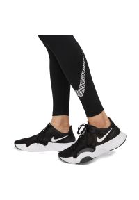 Spodnie legginsy treningowe damskie Nike DF One Icon Clash DD4568. Materiał: materiał, poliester. Technologia: Dri-Fit (Nike). Wzór: gładki. Sport: fitness #5