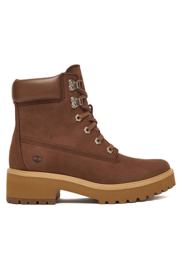 Timberland Trzewiki Carnaby TB0A2CT5EM51 Brązowy. Kolor: brązowy. Materiał: nubuk, skóra