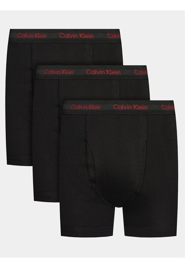 Calvin Klein Underwear Komplet 3 par bokserek 000NB2616A Czarny. Kolor: czarny. Materiał: bawełna