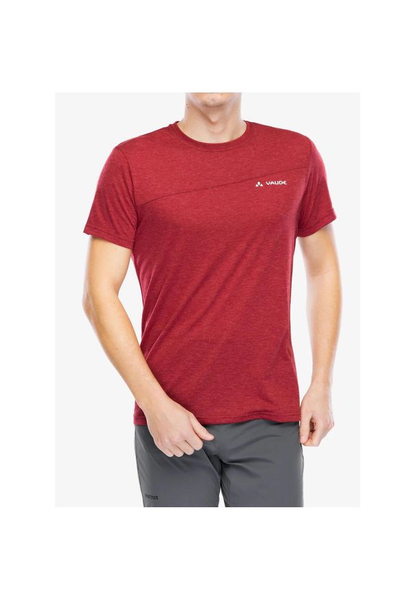 Koszulka szybkoschnąca męska Vaude Sveit Shirt. Kolor: czerwony