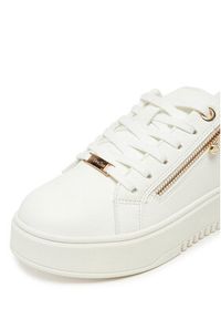 DeeZee Sneakersy AM25233-D Biały. Kolor: biały. Materiał: skóra #3