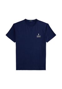 Polo Ralph Lauren T-Shirt 710981136009 Granatowy Regular Fit. Typ kołnierza: polo. Kolor: niebieski. Materiał: bawełna #4