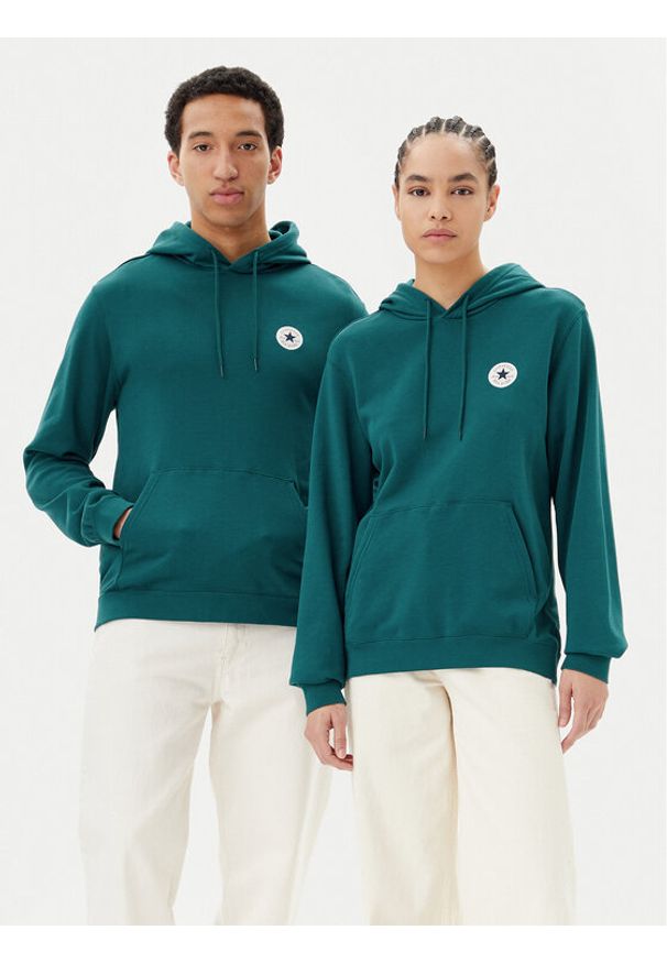 Converse Bluza Go-To Chuck Taylor 10026983-A09 Zielony Standard Fit. Kolor: zielony. Materiał: bawełna