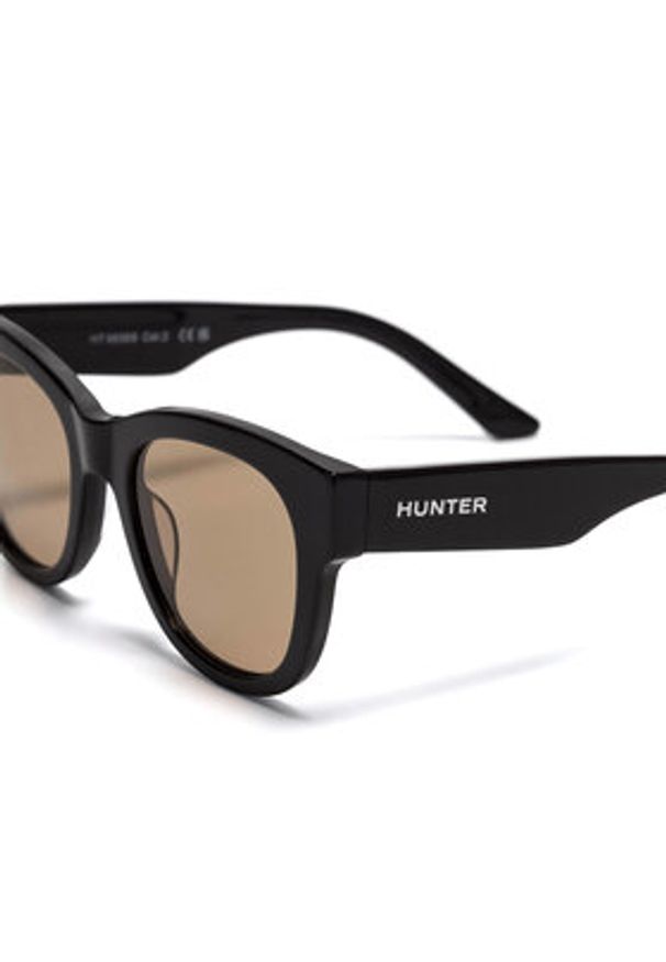 Hunter Okulary przeciwsłoneczne HT 6656S Brązowy. Kolor: brązowy. Materiał: syntetyk