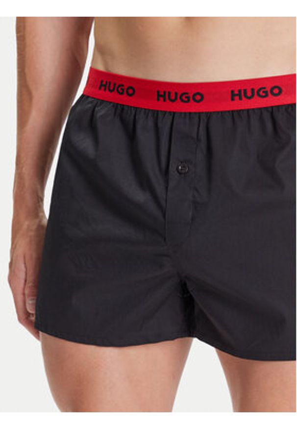 Hugo - HUGO Komplet bokserek 50532565 Czarny. Kolor: czarny. Materiał: bawełna