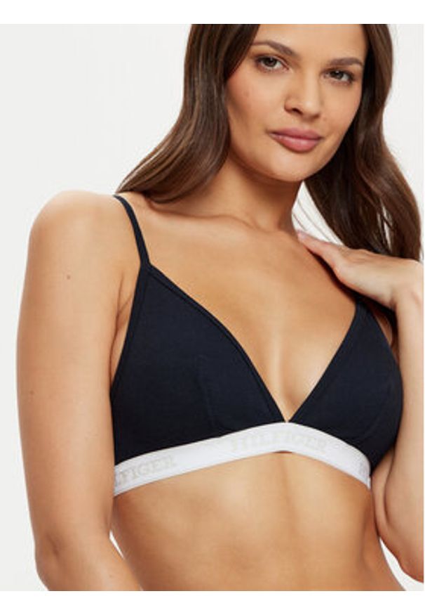 TOMMY HILFIGER - Tommy Hilfiger Biustonosz braletka UW0UW05537 Granatowy. Kolor: niebieski. Materiał: syntetyk