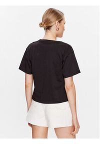 Pepe Jeans T-Shirt Odessa PL505455 Czarny Regular Fit. Kolor: czarny. Materiał: bawełna