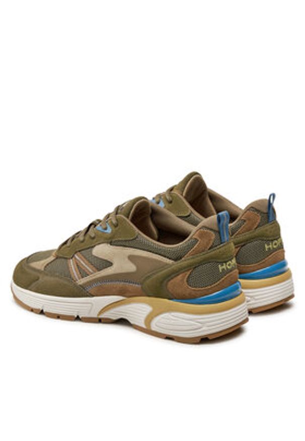 HOFF Sneakersy Louisiana 22411604 Khaki. Kolor: brązowy. Materiał: zamsz, skóra