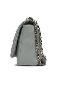 Calvin Klein Torebka Square Quilt Conv Shoulder Bag K60K612332 Szary. Kolor: szary. Materiał: skórzane