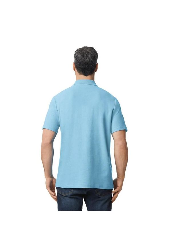 GILDAN - Męska Koszulka Polo Softstyle Pique. Typ kołnierza: polo. Kolor: niebieski