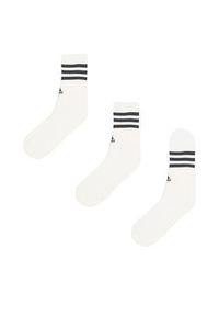 Adidas - adidas Skarpety HT3458 3-PACK Biały. Kolor: biały. Materiał: syntetyk #3