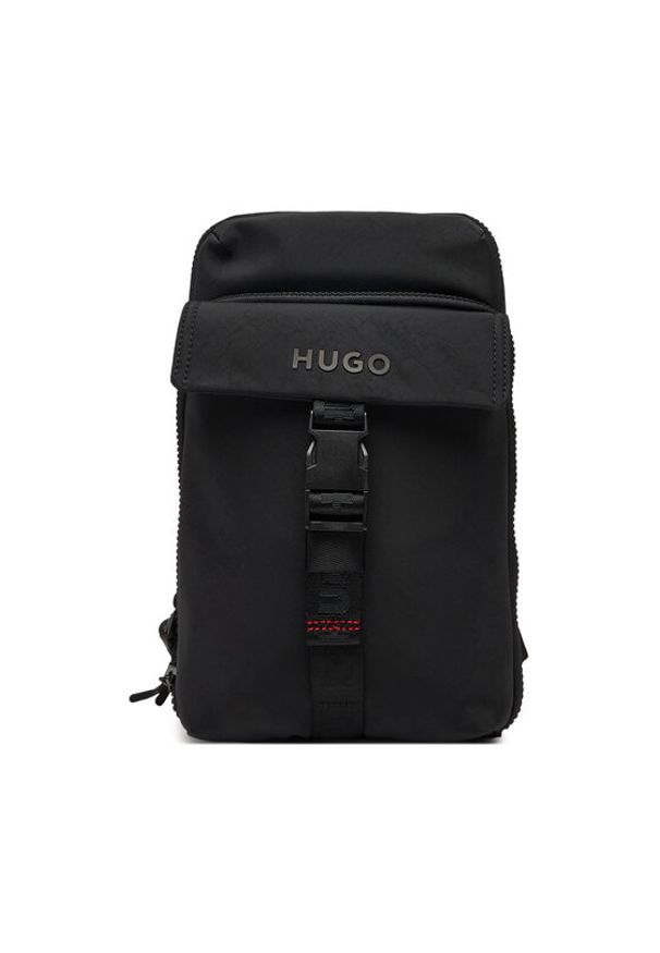 Hugo - HUGO Saszetka 50547277 Czarny. Kolor: czarny. Materiał: materiał