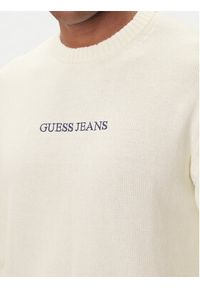 Guess Jeans Sweter M4BR31 Z3HM1 Écru Regular Fit. Materiał: bawełna #3
