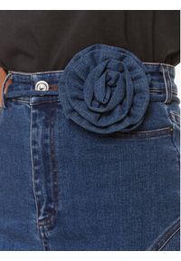 ROTATE Spódnica jeansowa 1119331826 Niebieski Slim Fit. Kolor: niebieski. Materiał: bawełna #3