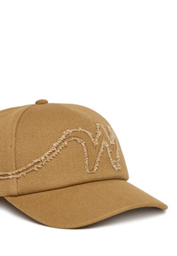 Weekend Max Mara Czapka z daszkiem Rugiada 2525576054 Brązowy. Kolor: brązowy. Materiał: bawełna