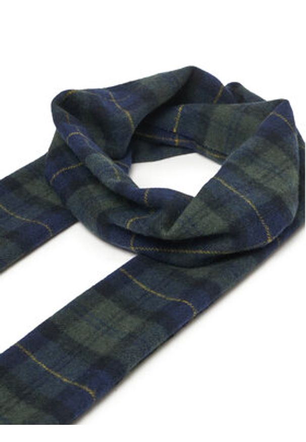 Barbour Szalik Tartan USC0001TN28 Granatowy. Kolor: niebieski. Materiał: wełna, materiał