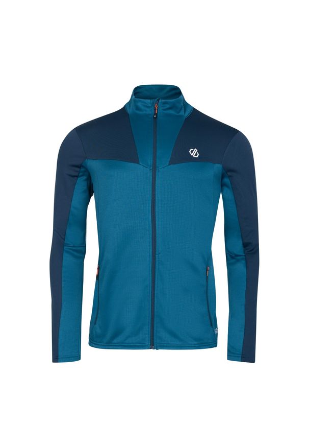 DARE 2B - Męska Warstwa Środkowa Substratum II Core Stretch Midlayer. Kolor: niebieski. Sport: turystyka piesza