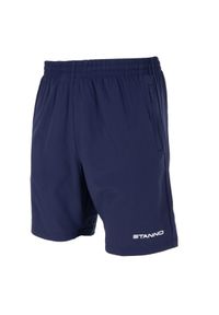 STANNO - Szorty tkane dla dzieci Stanno Field. Okazja: na uczelnię. Kolor: niebieski. Styl: sportowy. Sport: joga i pilates