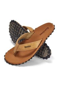 Japonki Gumbies Vegovert Flip-Flops Unisex Tan GU-FFVEG128 brązowe. Okazja: na spacer. Kolor: brązowy. Materiał: guma #6