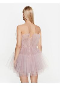 Kontatto Sukienka koktajlowa BO135 Różowy Regular Fit. Kolor: różowy. Materiał: syntetyk. Styl: wizytowy #5
