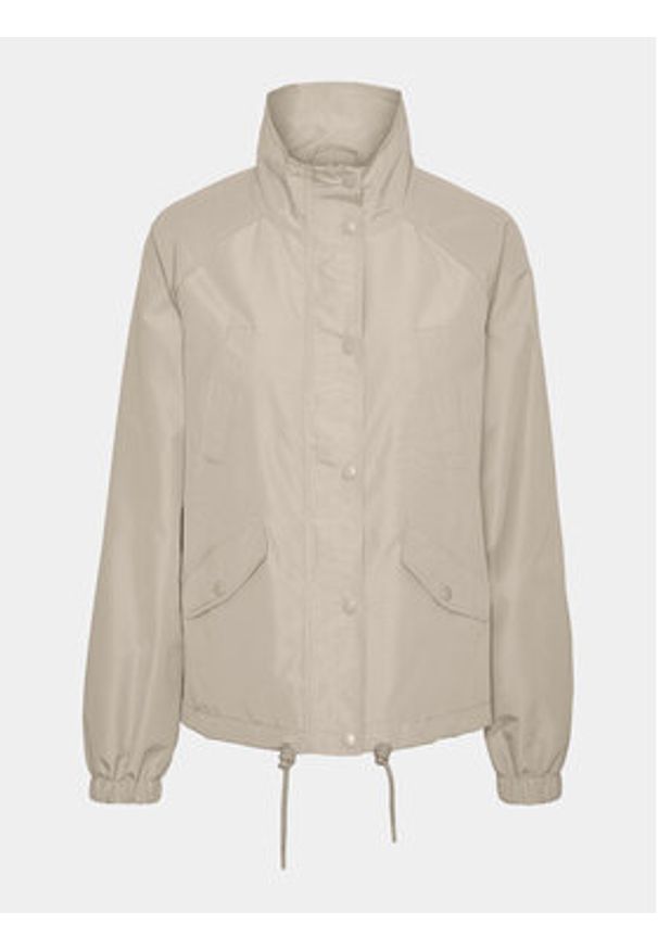 Vero Moda Kurtka przejściowa Siri 10301420 Beżowy Regular Fit. Kolor: beżowy. Materiał: syntetyk