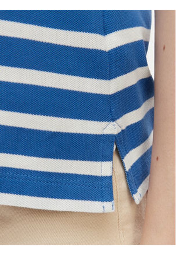 TOMMY HILFIGER - Tommy Hilfiger Polo 1985 WW0WW43224 Niebieski Regular Fit. Typ kołnierza: polo. Kolor: niebieski. Materiał: bawełna