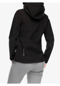 Kurtka softshell damska CMP Wilma Jacket Zip Hood. Kolor: czarny. Materiał: softshell