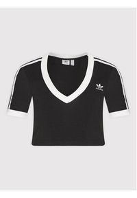 Adidas - adidas T-Shirt adicolor Classics HC2040 Czarny Slim Fit. Kolor: czarny. Materiał: bawełna #4
