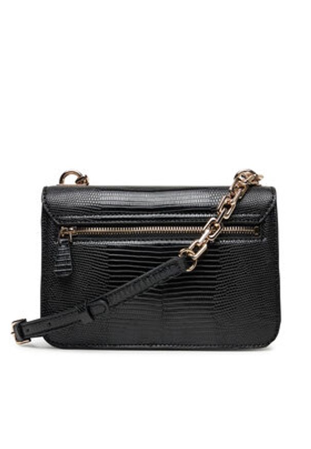 Guess Torebka Salinge HWKG96 24200 Czarny. Kolor: czarny. Materiał: skórzane