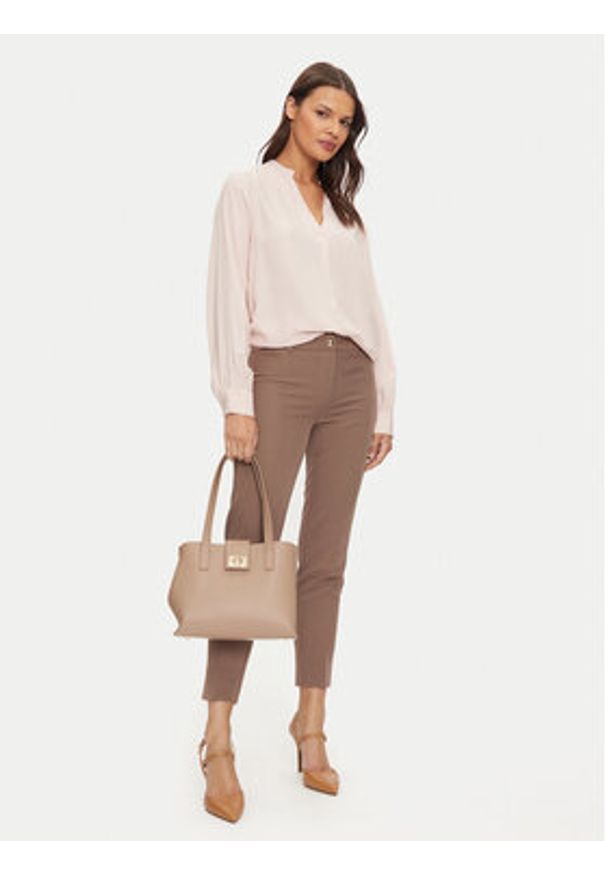 United Colors of Benetton - United Colors Of Benetton Bluzka 59WJDQ097 Różowy Regular Fit. Kolor: różowy. Materiał: syntetyk