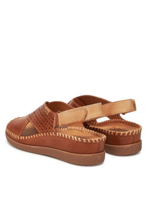 Pikolinos Sandały W8K-0848C1 Brązowy. Kolor: brązowy. Materiał: skóra