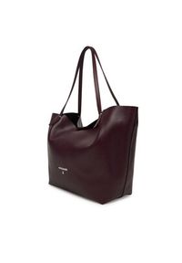 Patrizia Pepe Torebka 2B0130/L148-M536 Fioletowy. Kolor: fioletowy. Materiał: skórzane
