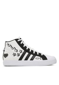 Adidas - adidas Sneakersy Bravada 2.0 Mid ID7353 Biały. Kolor: biały. Materiał: materiał
