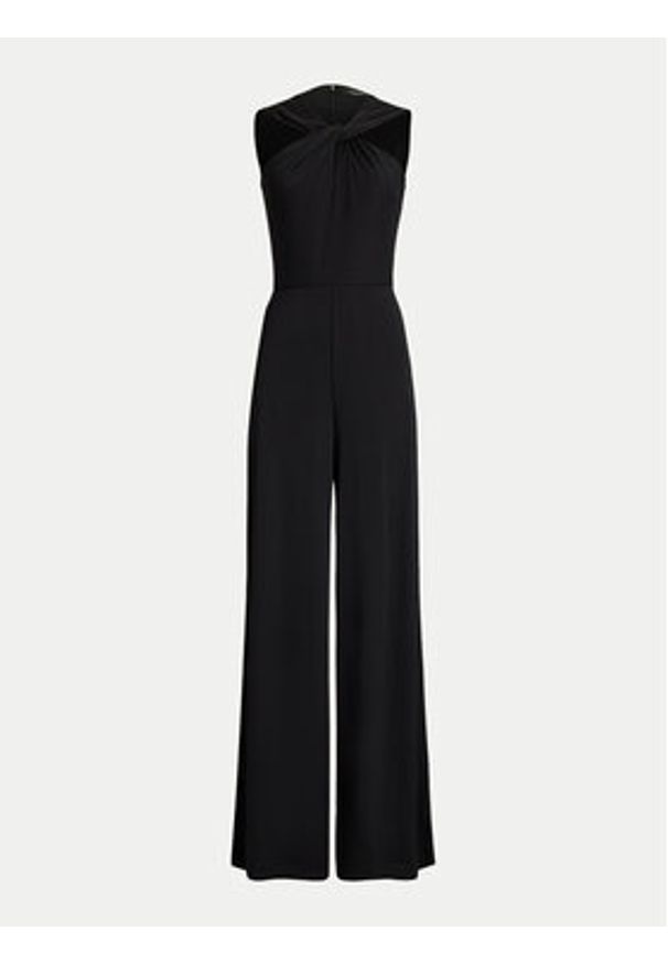 Lauren Ralph Lauren - LAUREN RALPH LAUREN Kombinezon 200951815001 Czarny Wide Leg. Kolor: czarny. Materiał: syntetyk