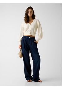 Guess Sweter 183081 Kremowy Classic Fit. Kolor: kremowy #4