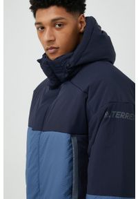 adidas TERREX kurtka sportowa puchowa Myshelter kolor niebieski. Kolor: niebieski. Materiał: puch. Sezon: zima #8